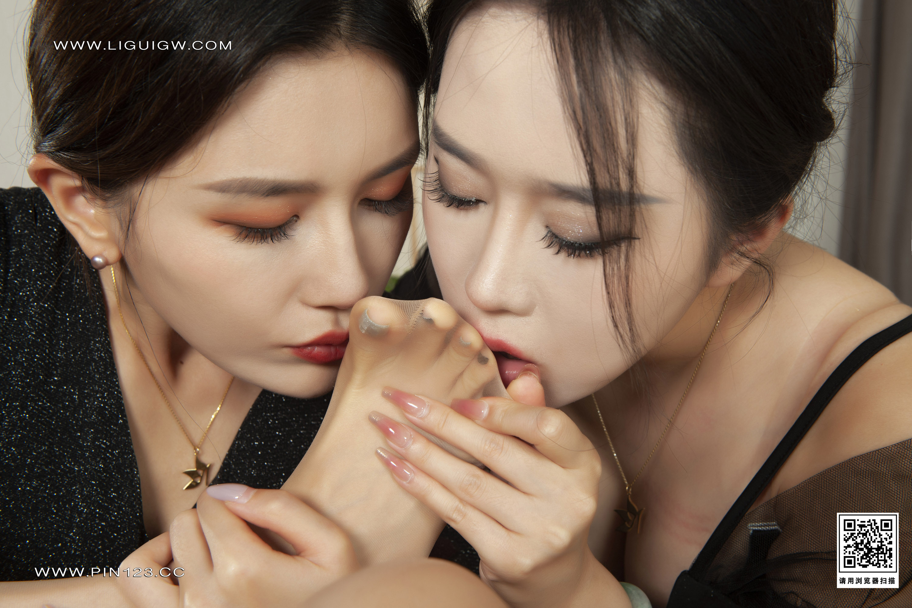 Ligui丽柜 2023.08.21 七夕情结 甜甜&柒柒